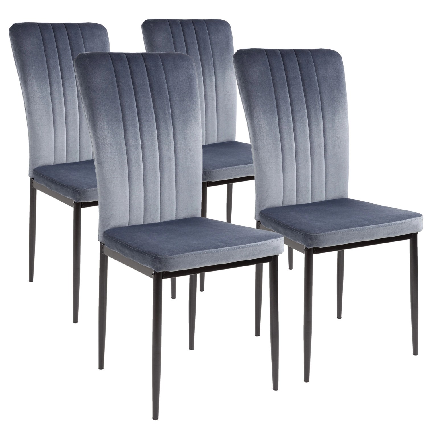 Albatros Esszimmerstühle MODENA 4er Set Grau günstig online kaufen