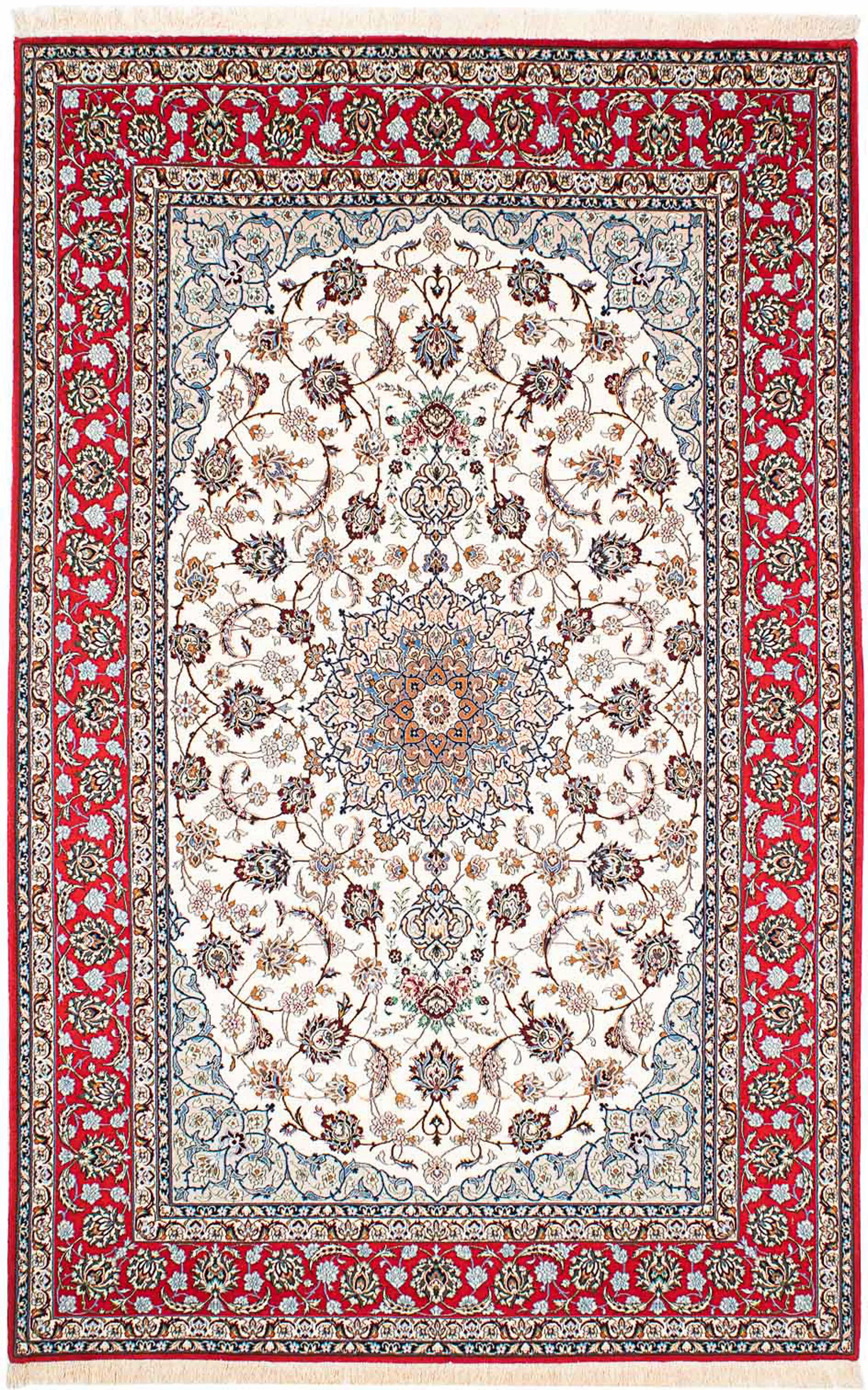 morgenland Orientteppich »Perser - Isfahan - Premium - 238 x 158 cm - beige günstig online kaufen