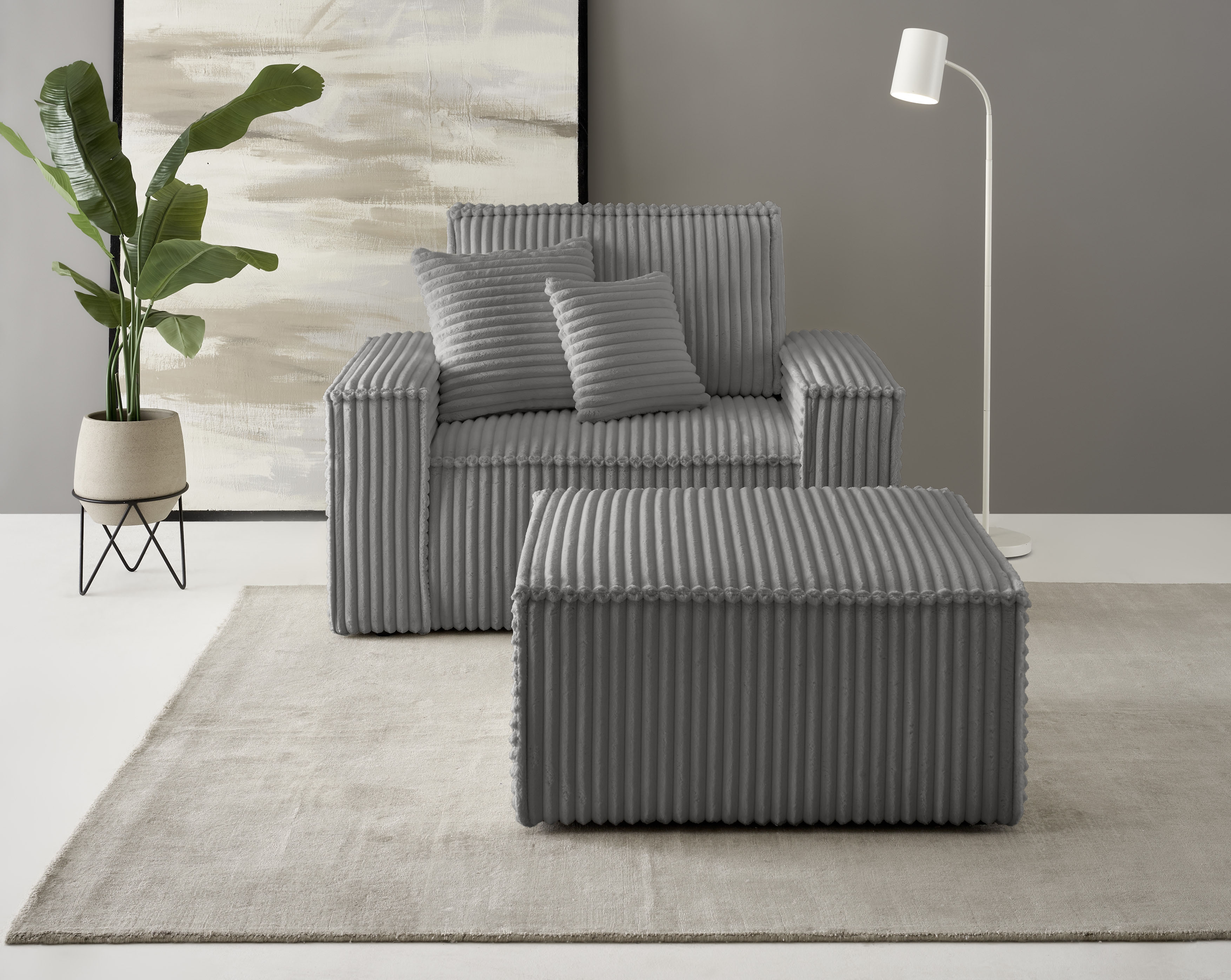 andas Loveseat "Finnley", (2 St.), Loveseat und Hocker im Set, passend zur günstig online kaufen