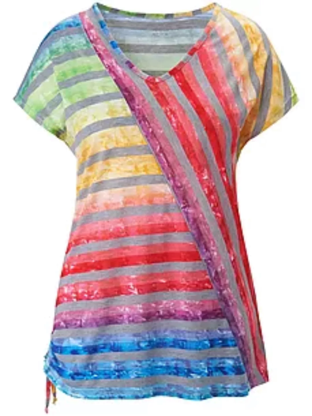 V-Shirt 1/2-Arm Anna Aura mehrfarbig günstig online kaufen