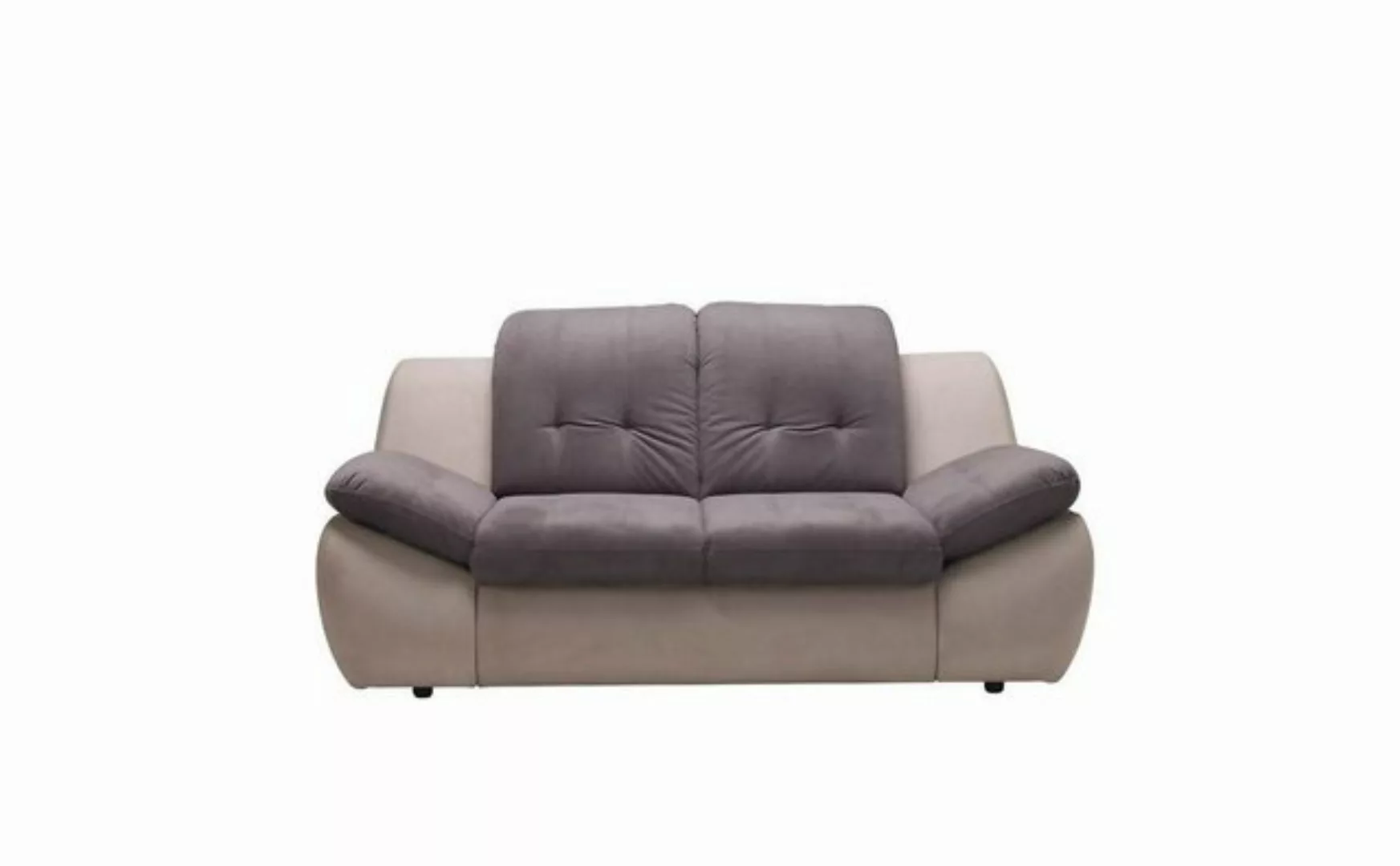 JVmoebel Sofa Designer Beiger Zweisitzer Relax Sitzer Luxus Sofa Polstersof günstig online kaufen