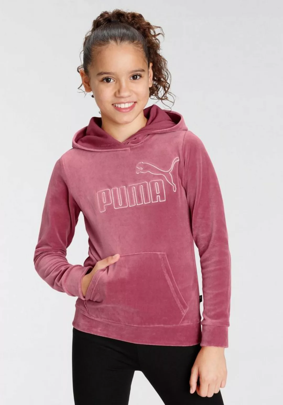 PUMA Kapuzensweatshirt ESS+ Velour Hoodie G günstig online kaufen