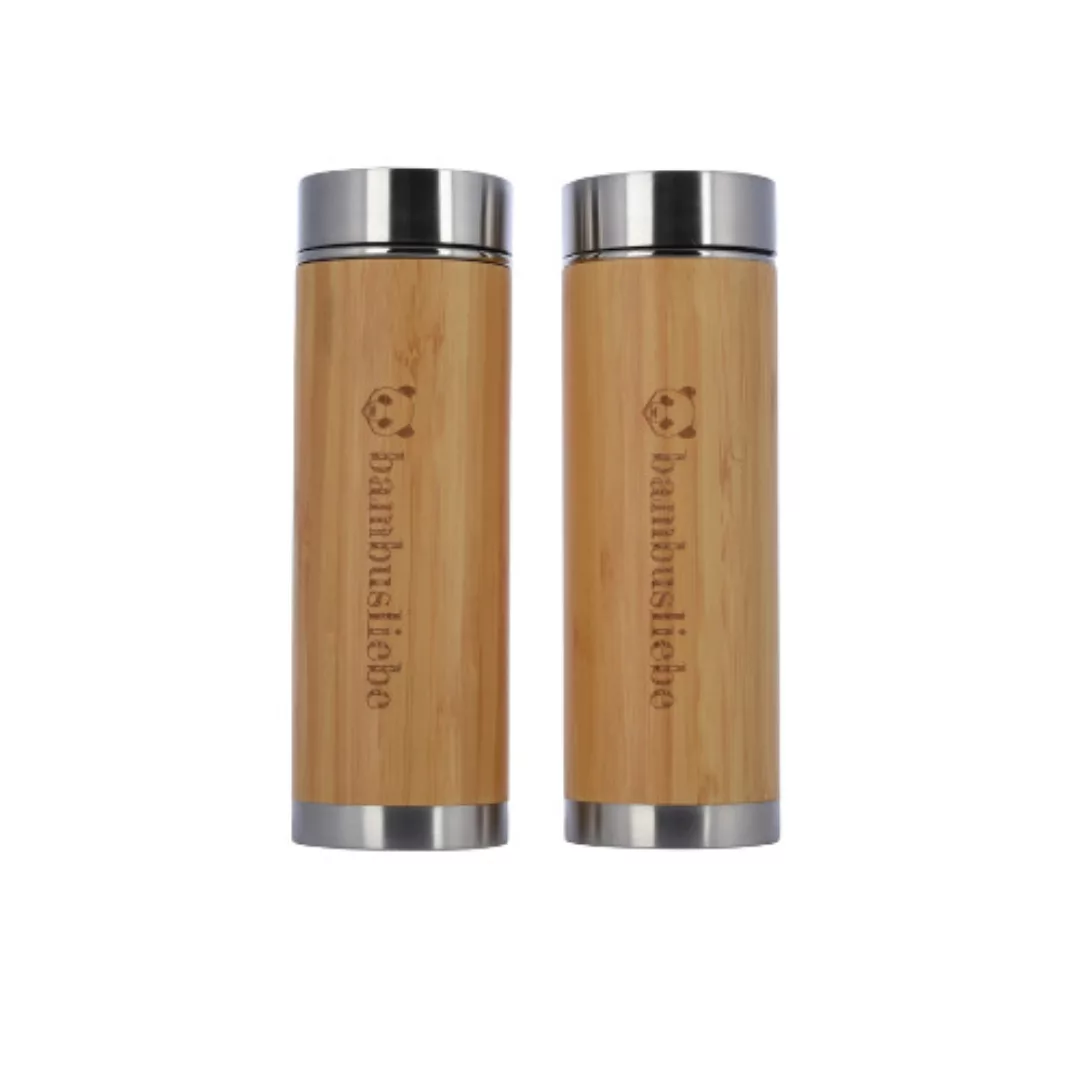 Bambus Thermosflasche Mit Teesieb günstig online kaufen