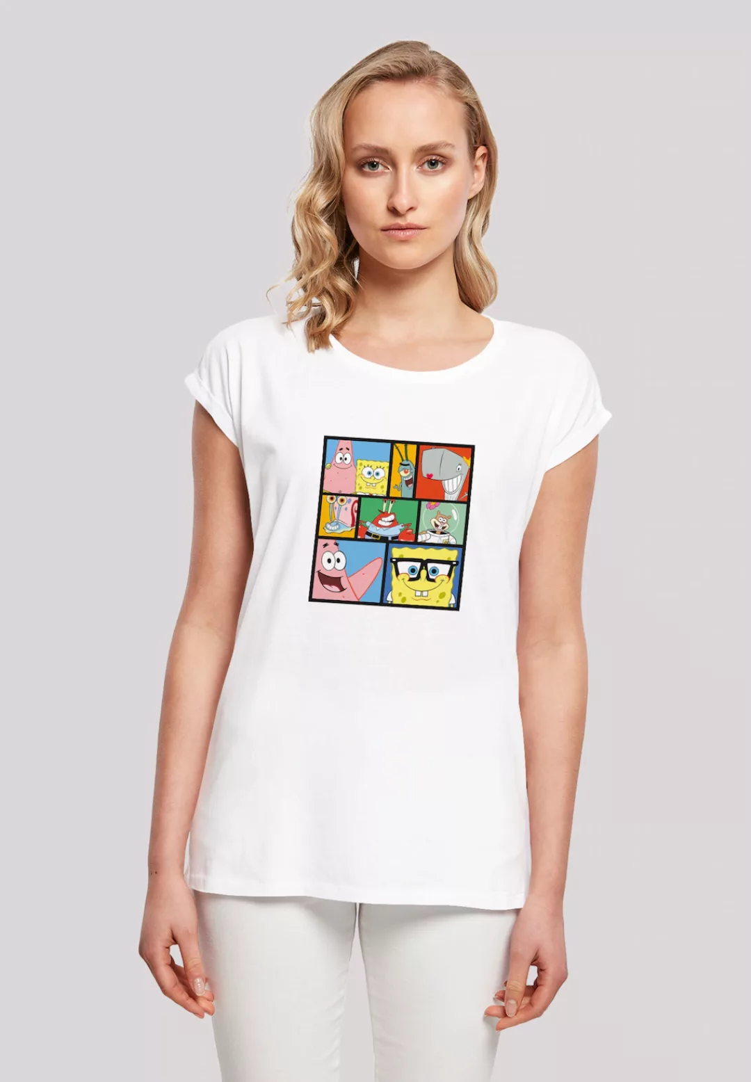 F4NT4STIC T-Shirt "Spongebob Schwammkopf Collage", Print günstig online kaufen