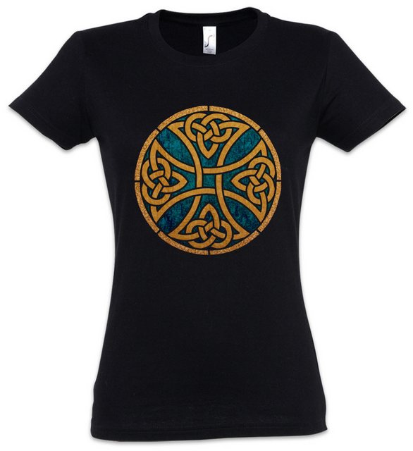 Urban Backwoods Print-Shirt Celtic Knot Logo Sign VII Damen T-Shirt Kelten günstig online kaufen