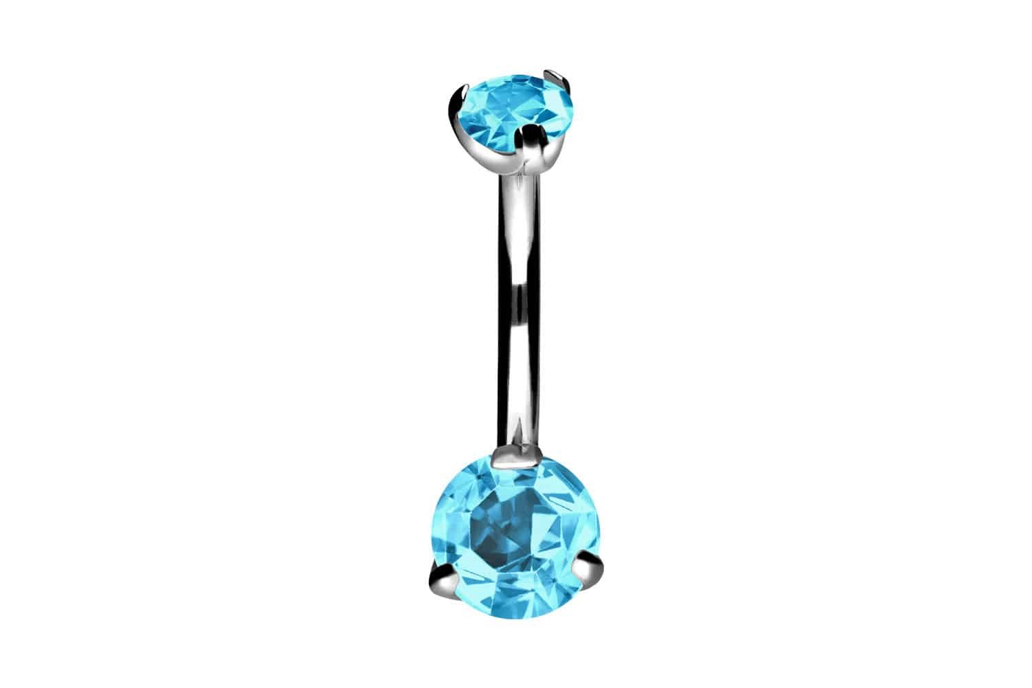 PIERCINGLINE Bauchnabelpiercing Titan Mini Bananabell mit günstig online kaufen
