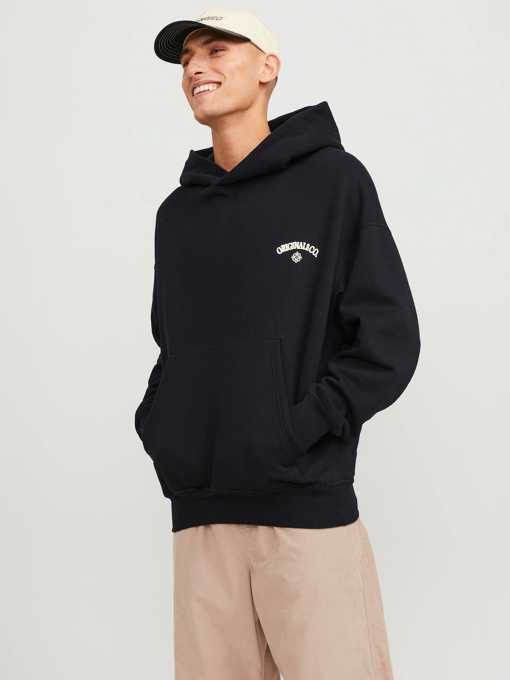 Jack & Jones Hoodie JORSANTORINI GRAPHIC SWEAT HOOD SN günstig online kaufen