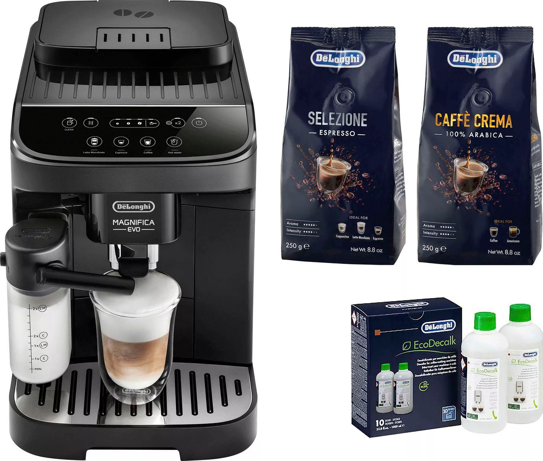 DeLonghi Kaffeevollautomat ECAM290.51.B schwarz Kunststoff B/H/T: ca. 24x44 günstig online kaufen