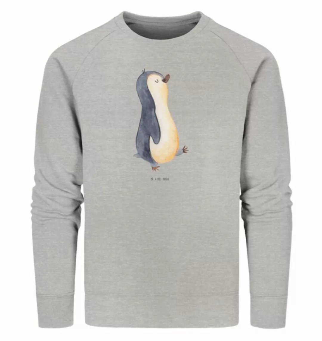 Mr. & Mrs. Panda Longpullover Größe M Pinguin marschieren - Heather Grey - günstig online kaufen