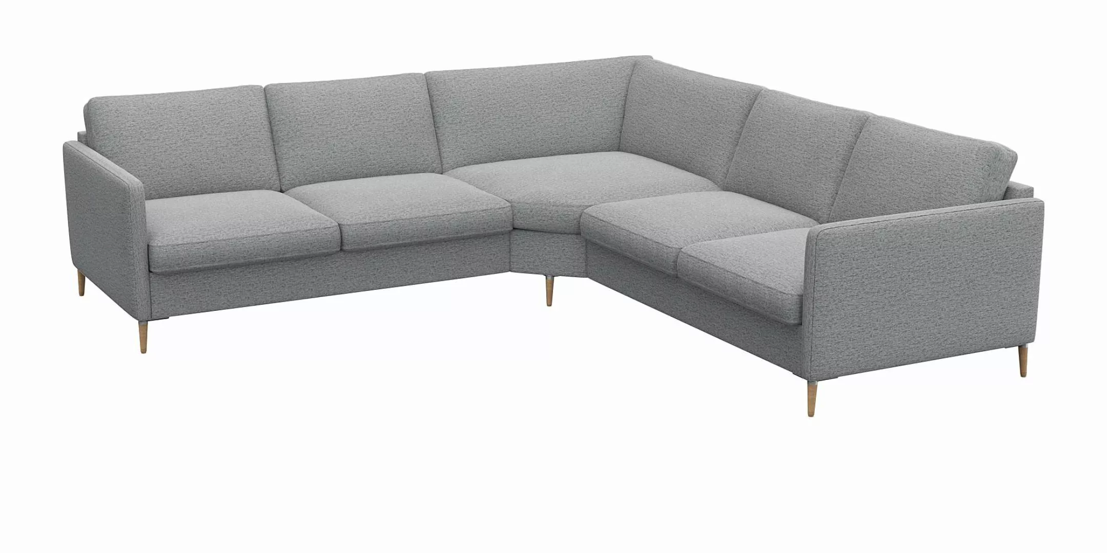 FLEXLUX Ecksofa "Fiore, gleichschenklig, bequem durch hochwertigem Sitzaufb günstig online kaufen