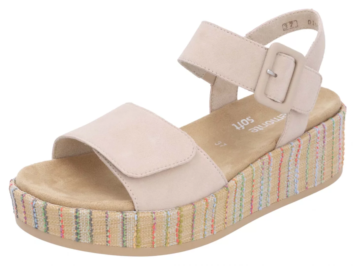 Remonte Sandalette "Elisabeth Hurley-Collection", Keilabsatz, Sommerschuh, günstig online kaufen
