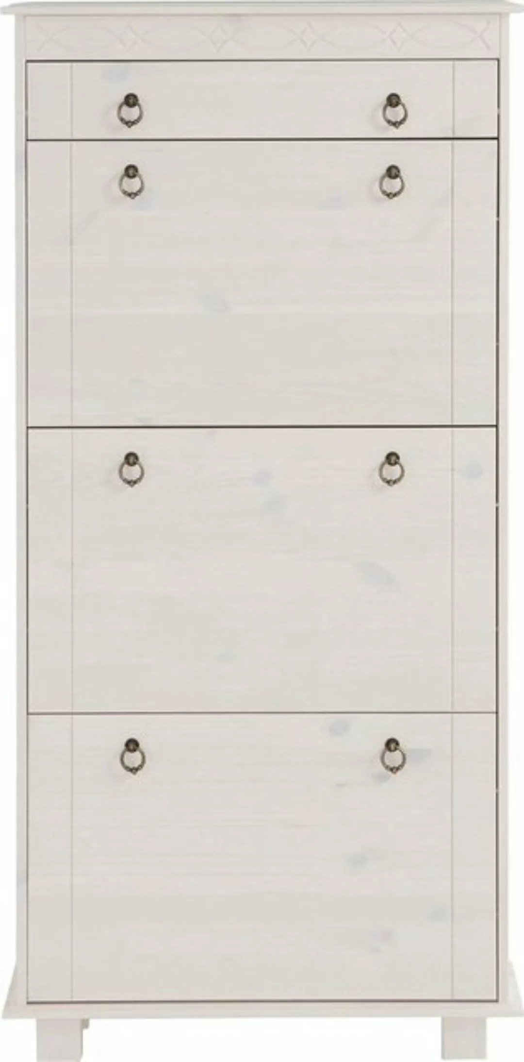 Home affaire Schuhschrank "Indra", aus massiver Kiefer, FSC, Breite 70 cm, günstig online kaufen