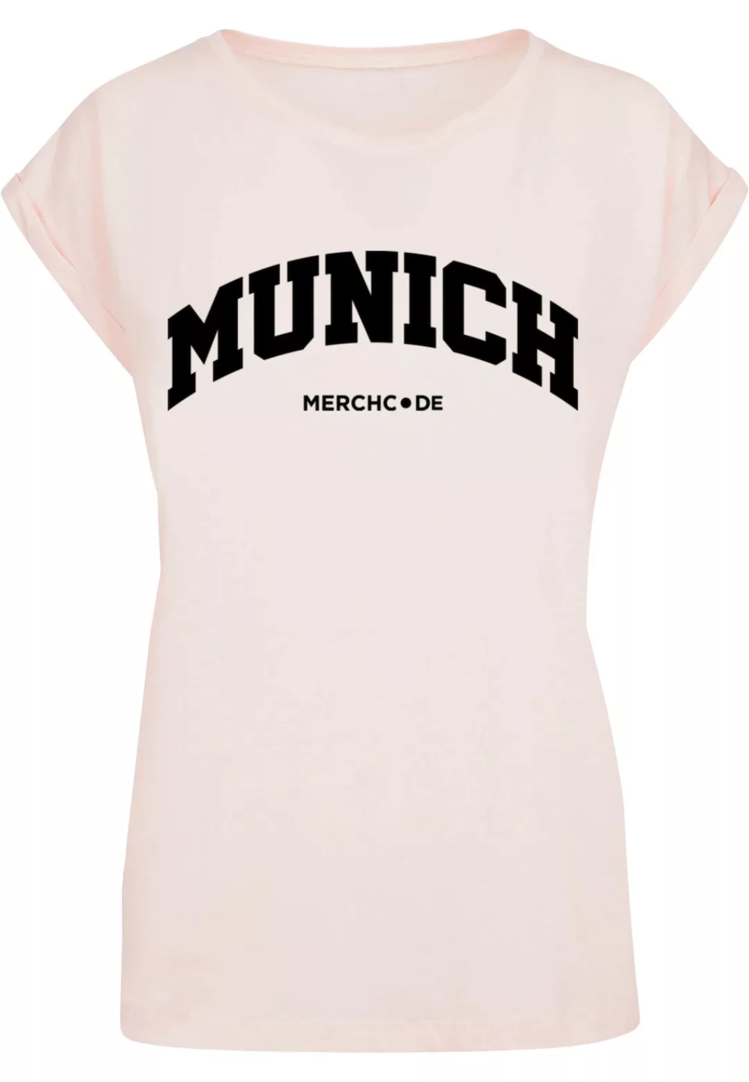 Merchcode T-Shirt "Merchcode Damen Ladies Munich Wording - T-Shirt" günstig online kaufen