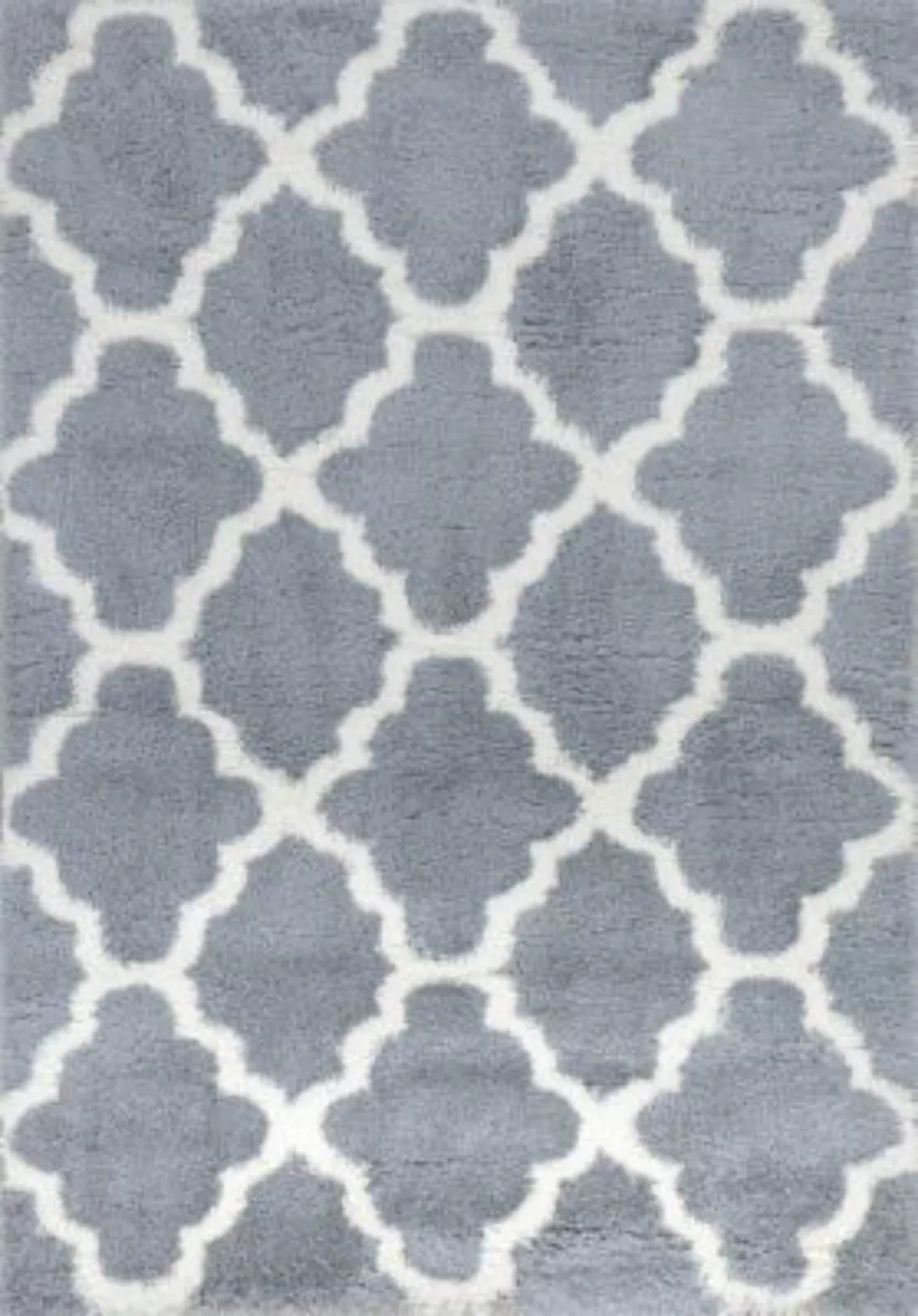 Carpetilla Designteppich Shaggy Hochflor grau Gr. 200 x 290 günstig online kaufen