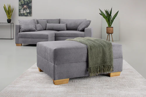 Home affaire Hocker "DuraSpring", Mit DuraSpring-Taschenfederkern, bis 140 günstig online kaufen