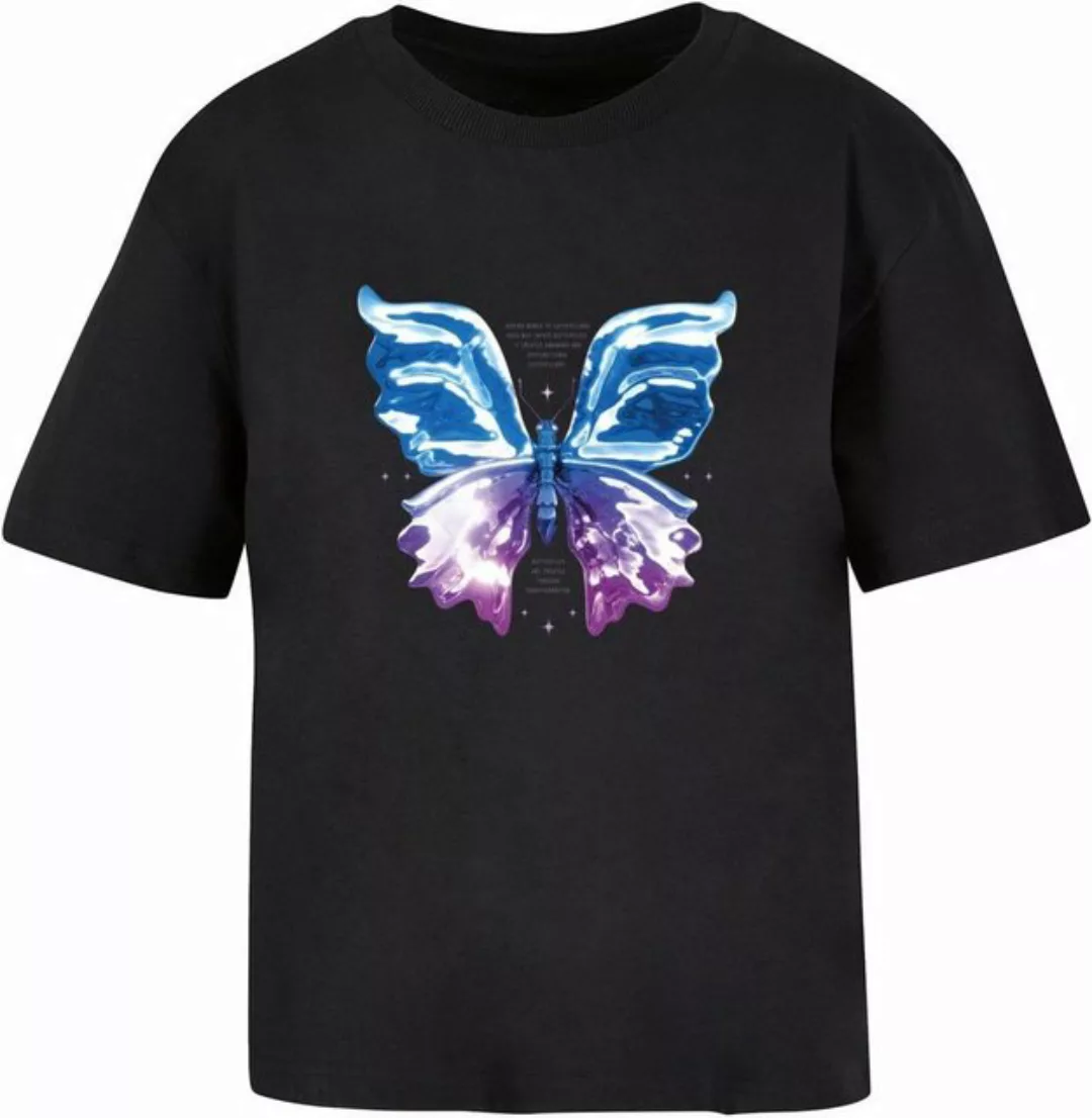 Mister Tee Ladies T-Shirt Chromed Butterfly Tee günstig online kaufen