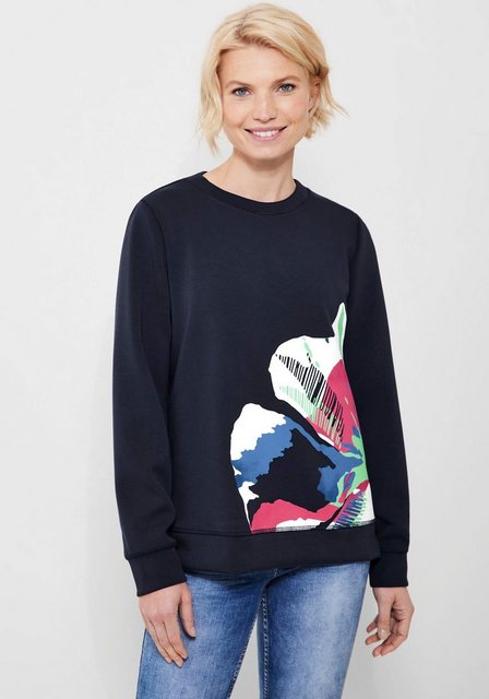 Cecil Sweatshirt mit Blumenprint günstig online kaufen