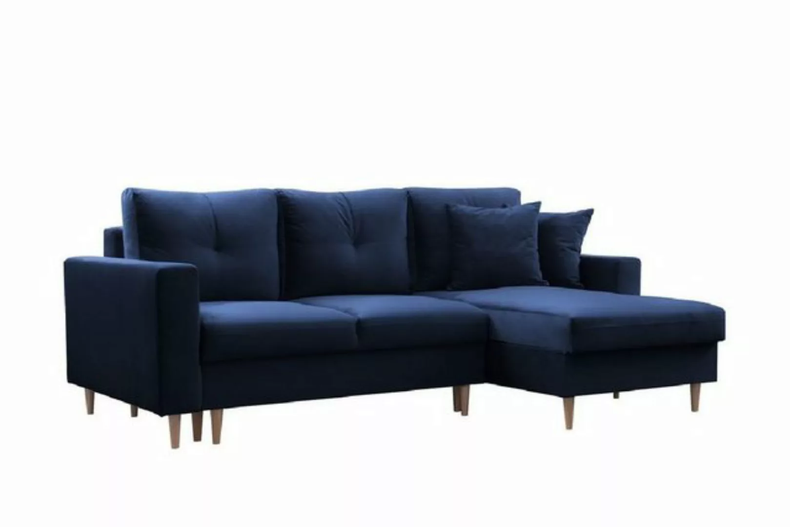 JVmoebel Ecksofa Graues Möbel Sofa Designer Bettfunktion Wohnlandschaft Sch günstig online kaufen