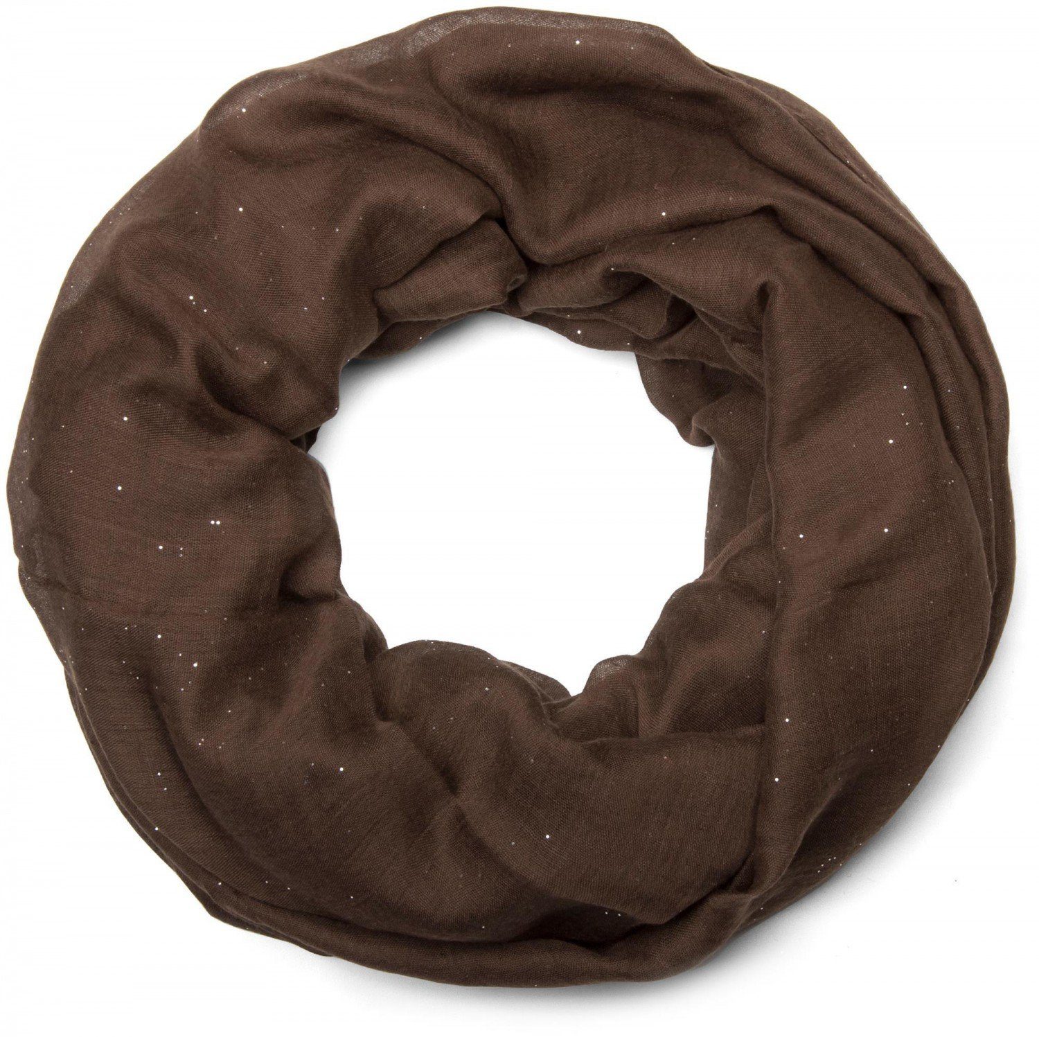 styleBREAKER Loop Loop mit Glitzer unifarben, günstig online kaufen