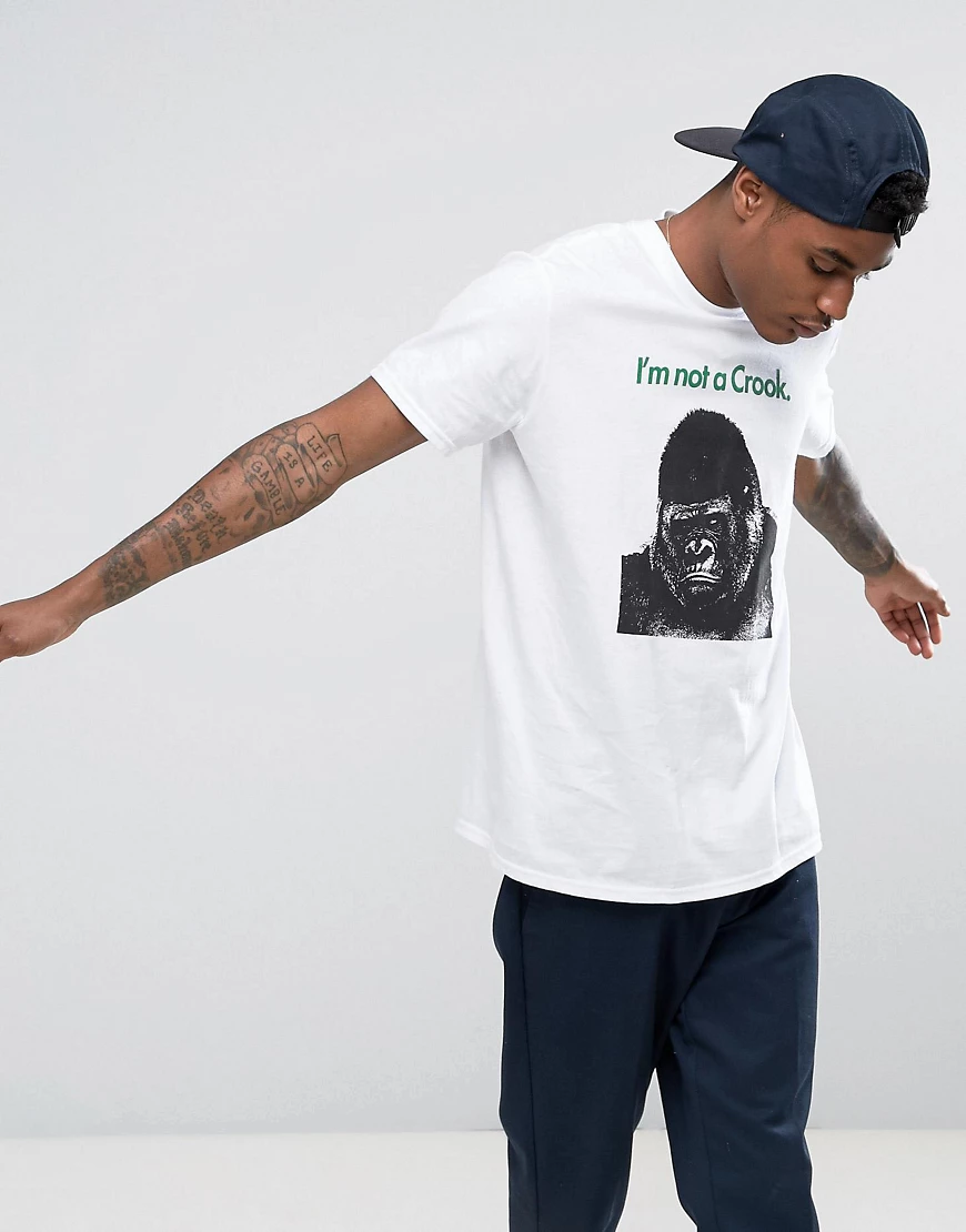 APN – No Crook – T-Shirt-Weiß günstig online kaufen