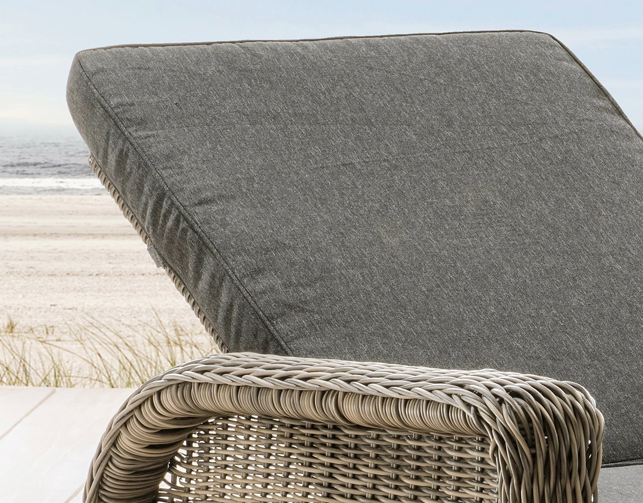 Destiny Gartenliege CASA, Aluminium, Polyrattan, m. günstig online kaufen