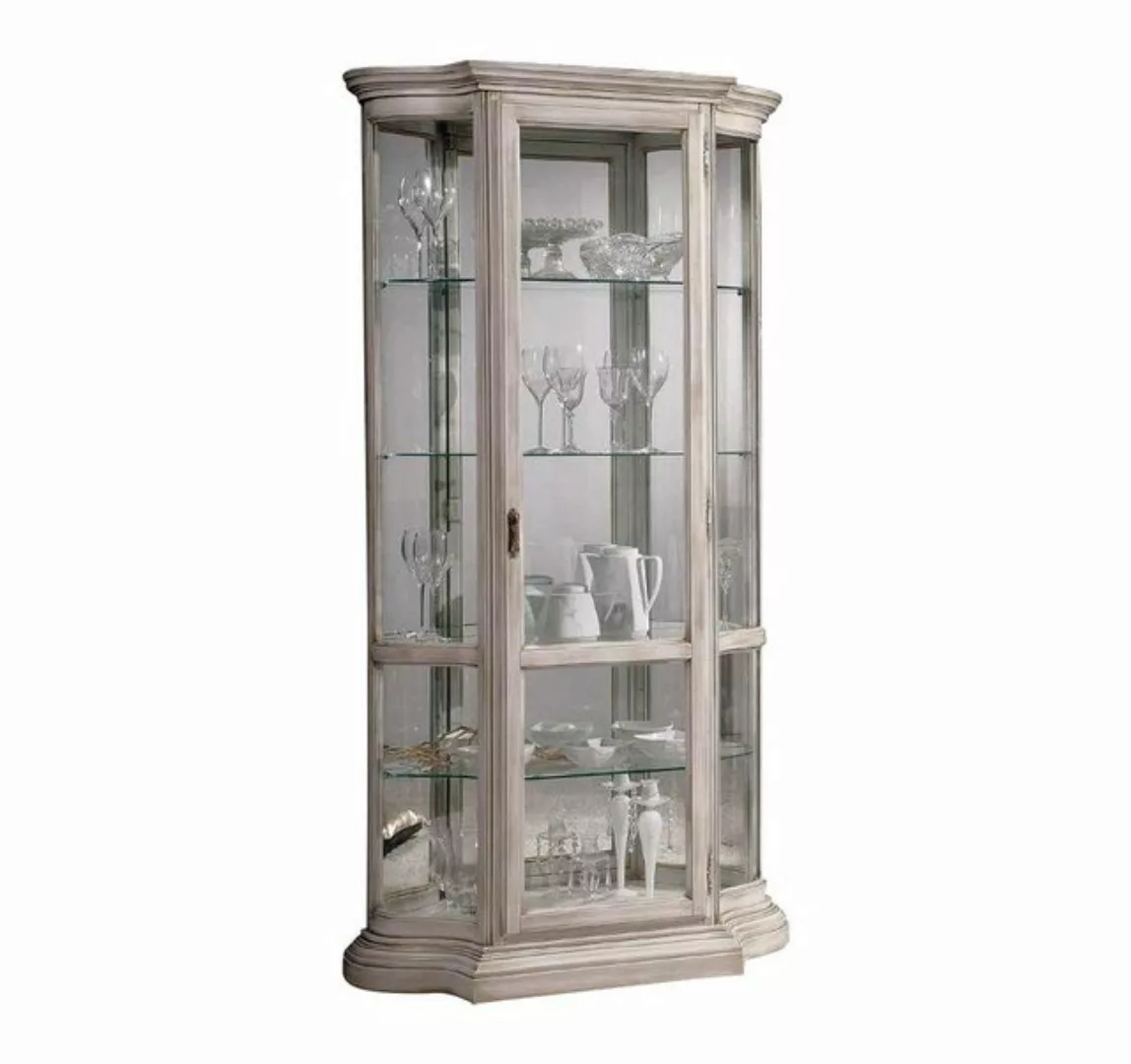 JVmoebel Vitrine Vitrine Glasschrank Weiß Luxus Italienische Möbel Vitrinen günstig online kaufen