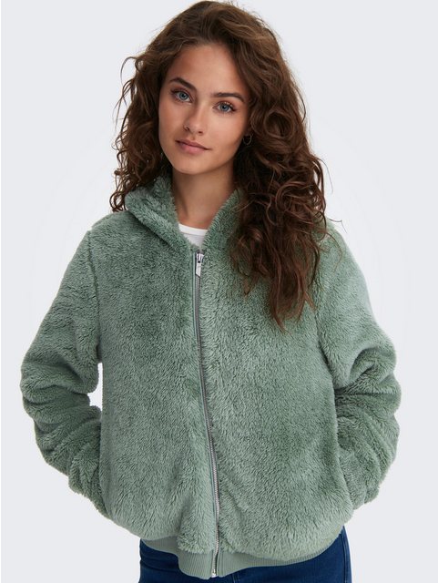 ONLY Kapuzenplüschjacke ONLNEWANNA CONTACT SHERPA JKT OTW NOOS günstig online kaufen