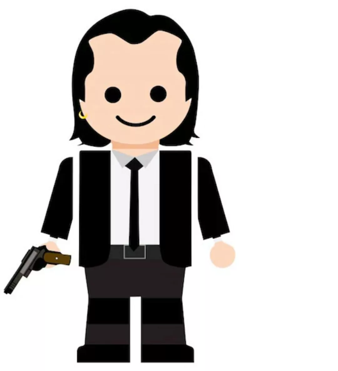 Wall-Art Wandtattoo "Pulp Fiction Vincent Vega", (1 St.), selbstklebend, en günstig online kaufen