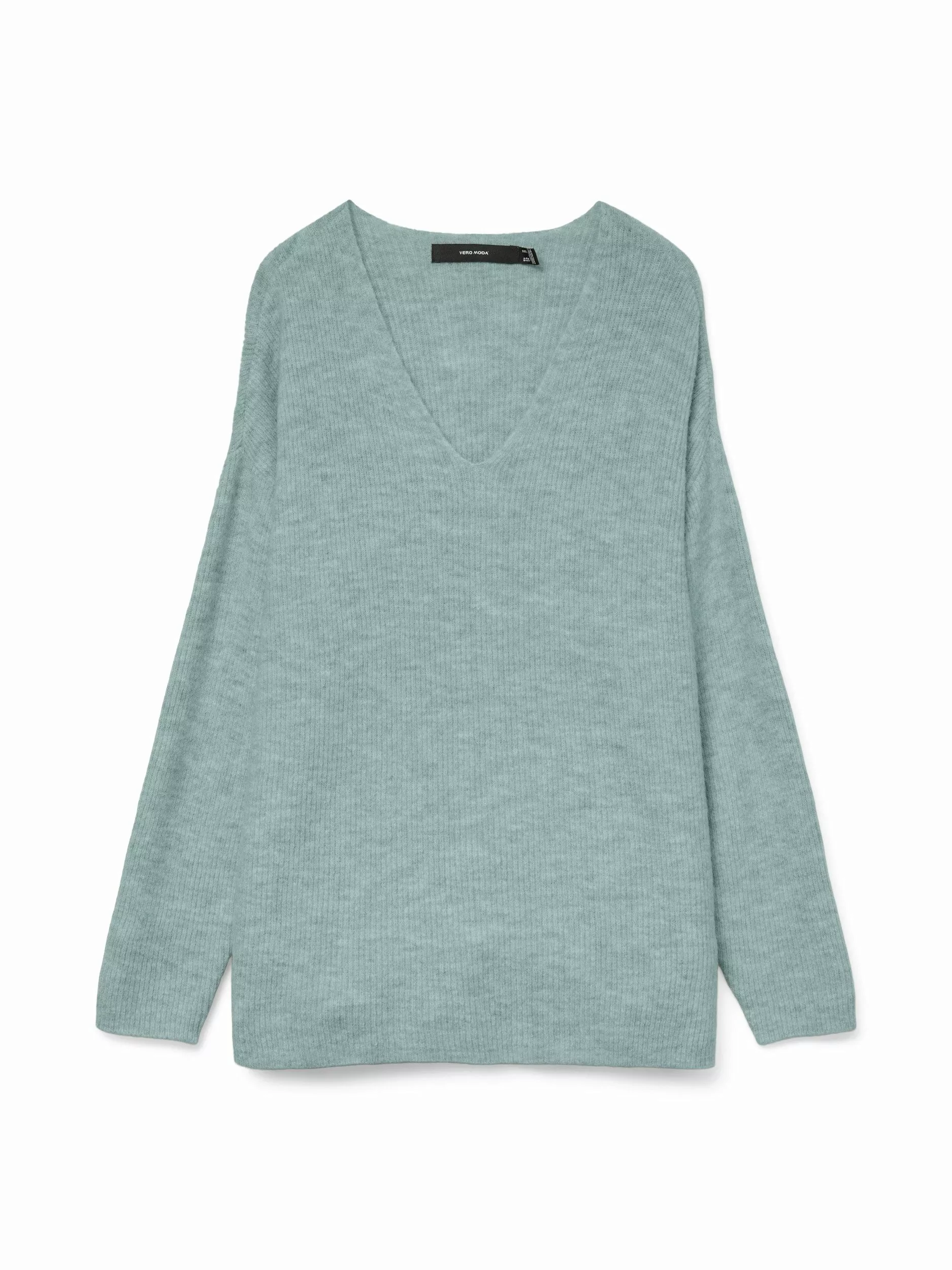 Vero Moda Longpullover VMCREWLEFILE LS V-NECK günstig online kaufen