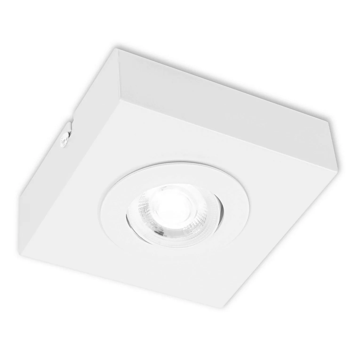 Briloner LED-Deckenleuchte Hoka Schwenkbar CTS Schalter 12 cm x 4 cm Weiß günstig online kaufen