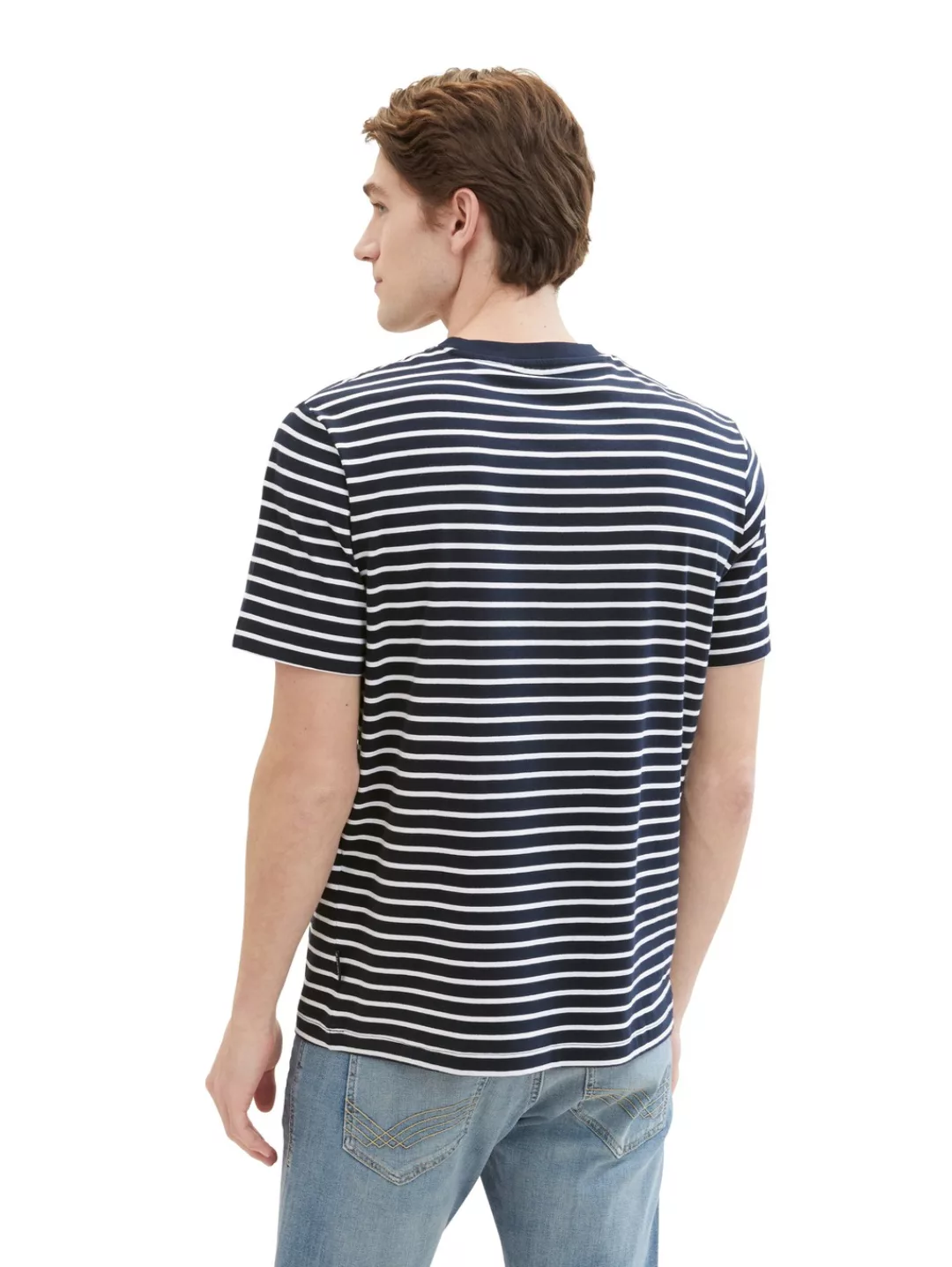 TOM TAILOR T-Shirt, mit Streifenmuster günstig online kaufen