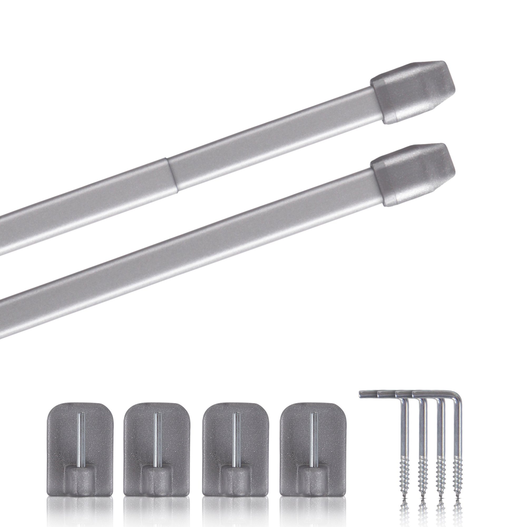 Bestlivings Gardinenstange Bistrostange Vitragestange (2er-Pack), ausziehba günstig online kaufen