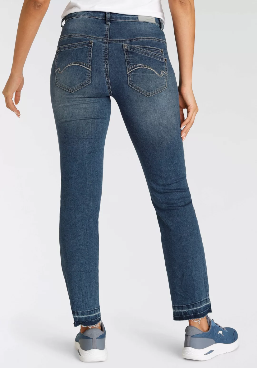 KangaROOS 7/8-Jeans CULOTTE-JEANS mit ausgefranstem Saum - NEUE KOLLEKTION günstig online kaufen
