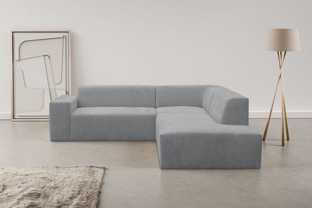 WERK2 Ecksofa »Zeus-M, tolles Sofa mit schönen Details, L-Form«, Curvy Tren günstig online kaufen