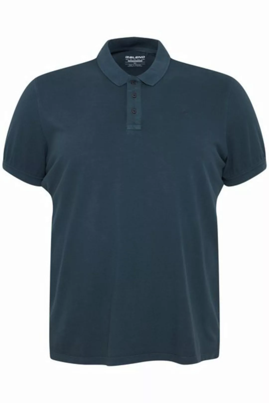 Blend Poloshirt Polo Shirt Übergrößen Kurzarm Hemd aus Baumwolle 5153 in Du günstig online kaufen