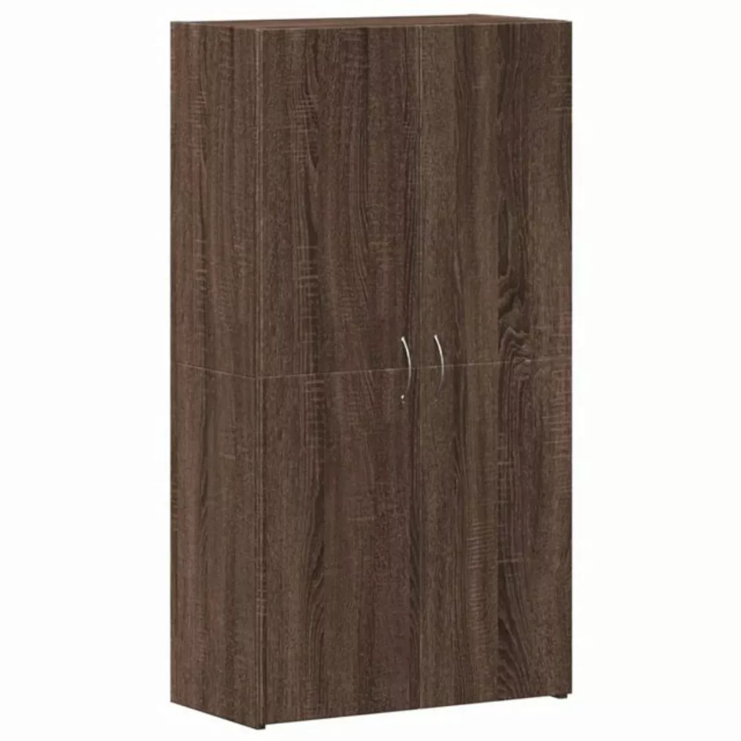 vidaXL Aktenschrank Aktenschrank Braun Eichen-Optik 60x32x115 cm Holzwerkst günstig online kaufen