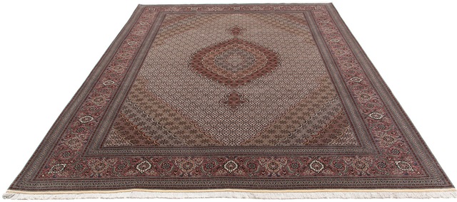 morgenland Orientteppich »Perser - Täbriz - Royal - 348 x 253 cm - hellbrau günstig online kaufen