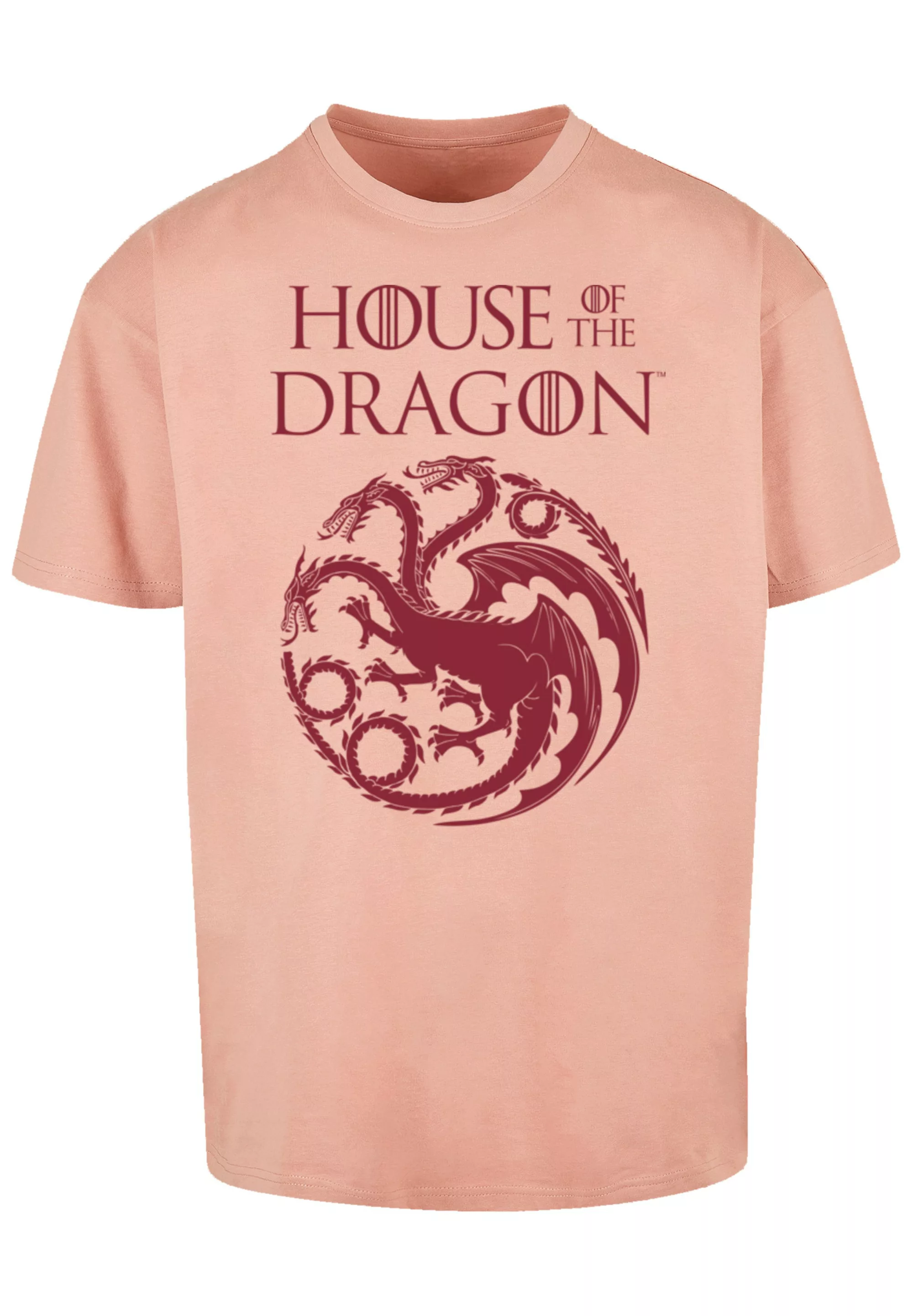 F4NT4STIC T-Shirt "House Of The Dragon Targaryen Crest Logo", Premium Quali günstig online kaufen