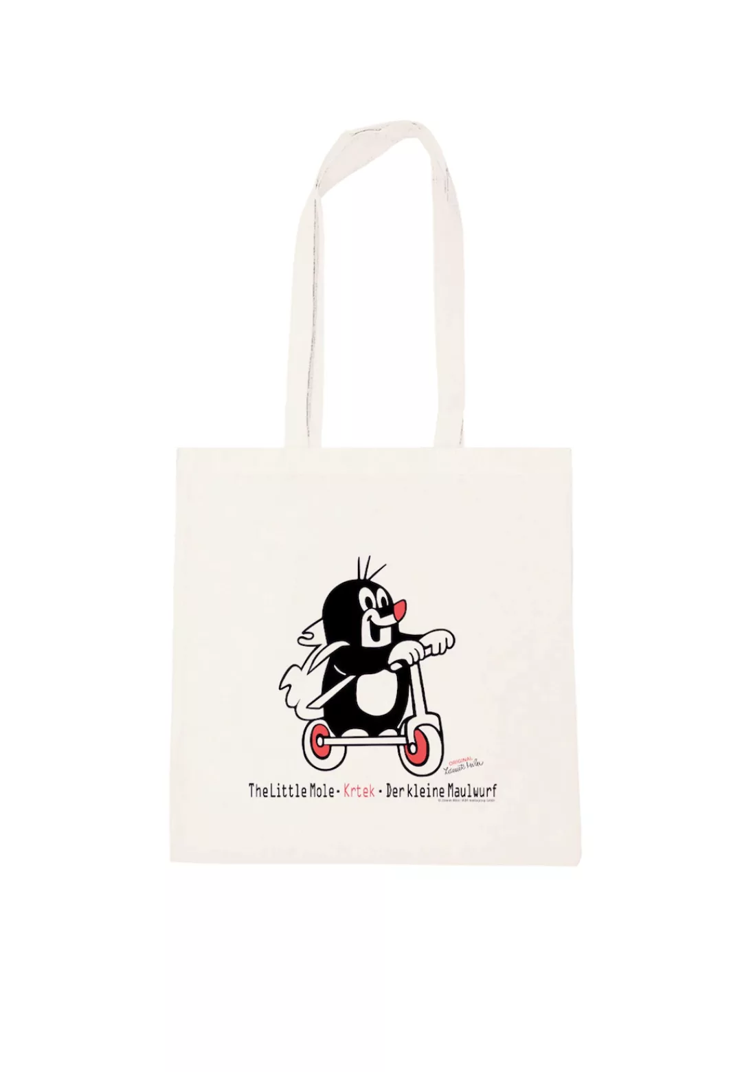 LOGOSHIRT Henkeltasche "Baumwolltasche Der kleine Maulwurf", mit coolem Mot günstig online kaufen