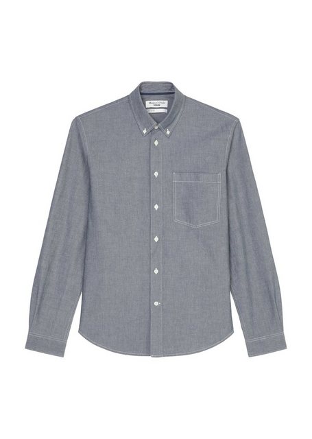 Marc O'Polo DENIM Langarmhemd in Denim-Optik günstig online kaufen