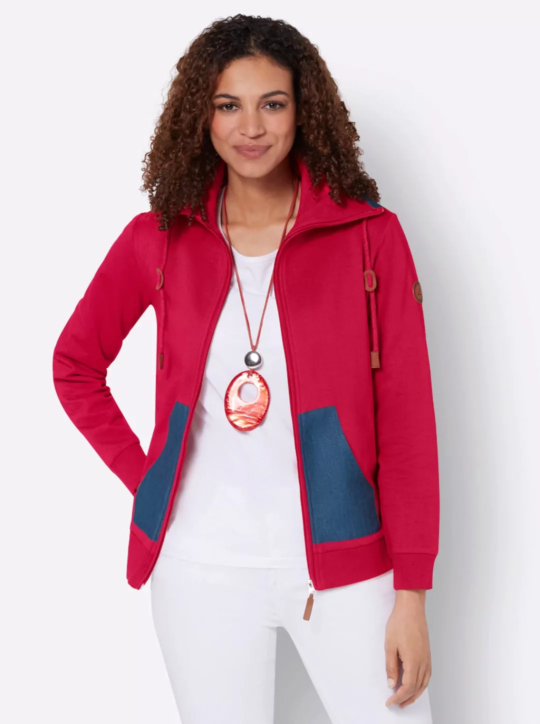 Casual Looks Shirtjacke "Sweatjacke" günstig online kaufen