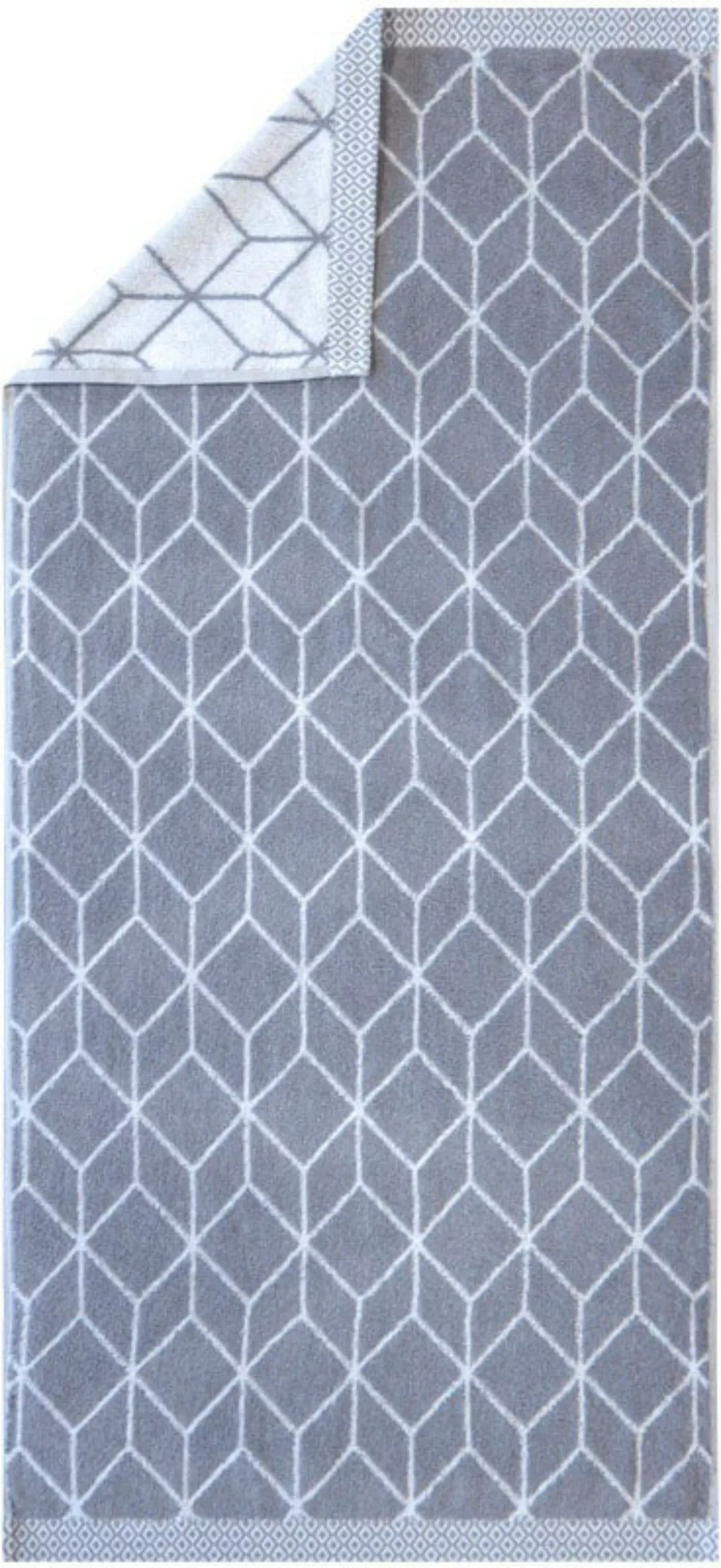 framsohn frottier Handtuch Set »Design Jacquard Prisma«, (2 St., 2er Set Ha günstig online kaufen