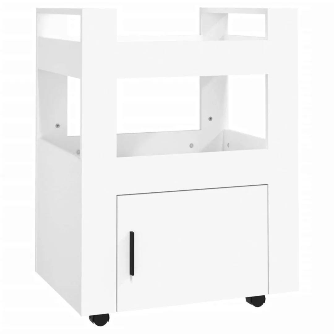 Vidaxl Küchenwagen Weiß 60x45x80 Cm Holzwerkstoff günstig online kaufen