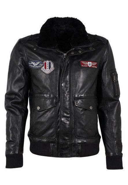 Gipsy Lederjacke GMCruise Herrenjacke aus Lammnappa Leder im Piloten-Look günstig online kaufen