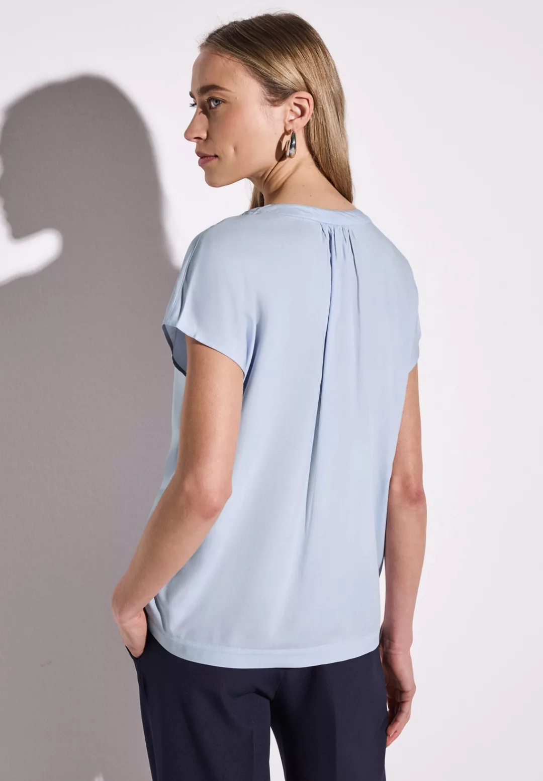 STREET ONE Hemdbluse, aus softer Viskose günstig online kaufen