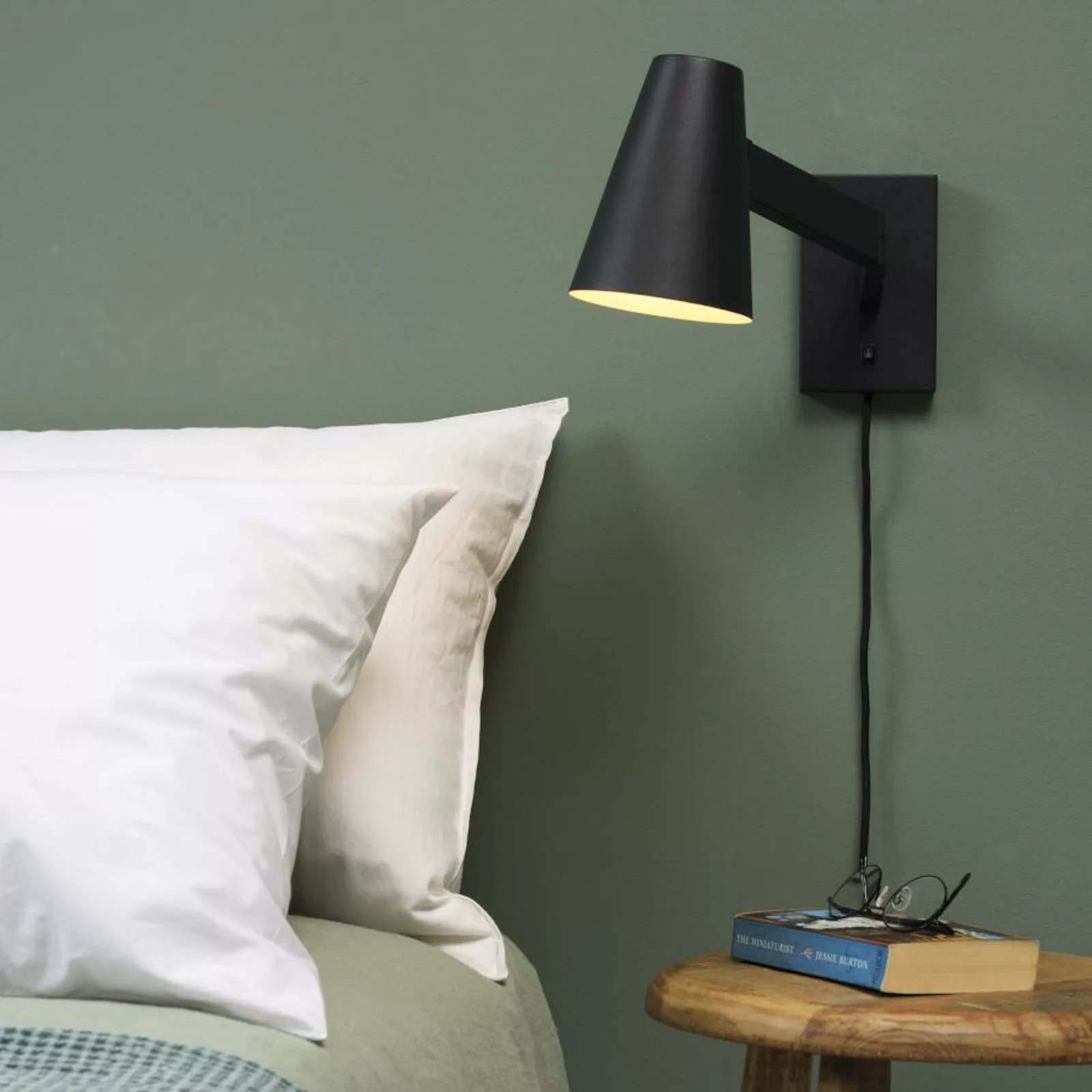 IT'S ABOUT ROMI Biarritz Wandlampe, 40cm, schwarz günstig online kaufen