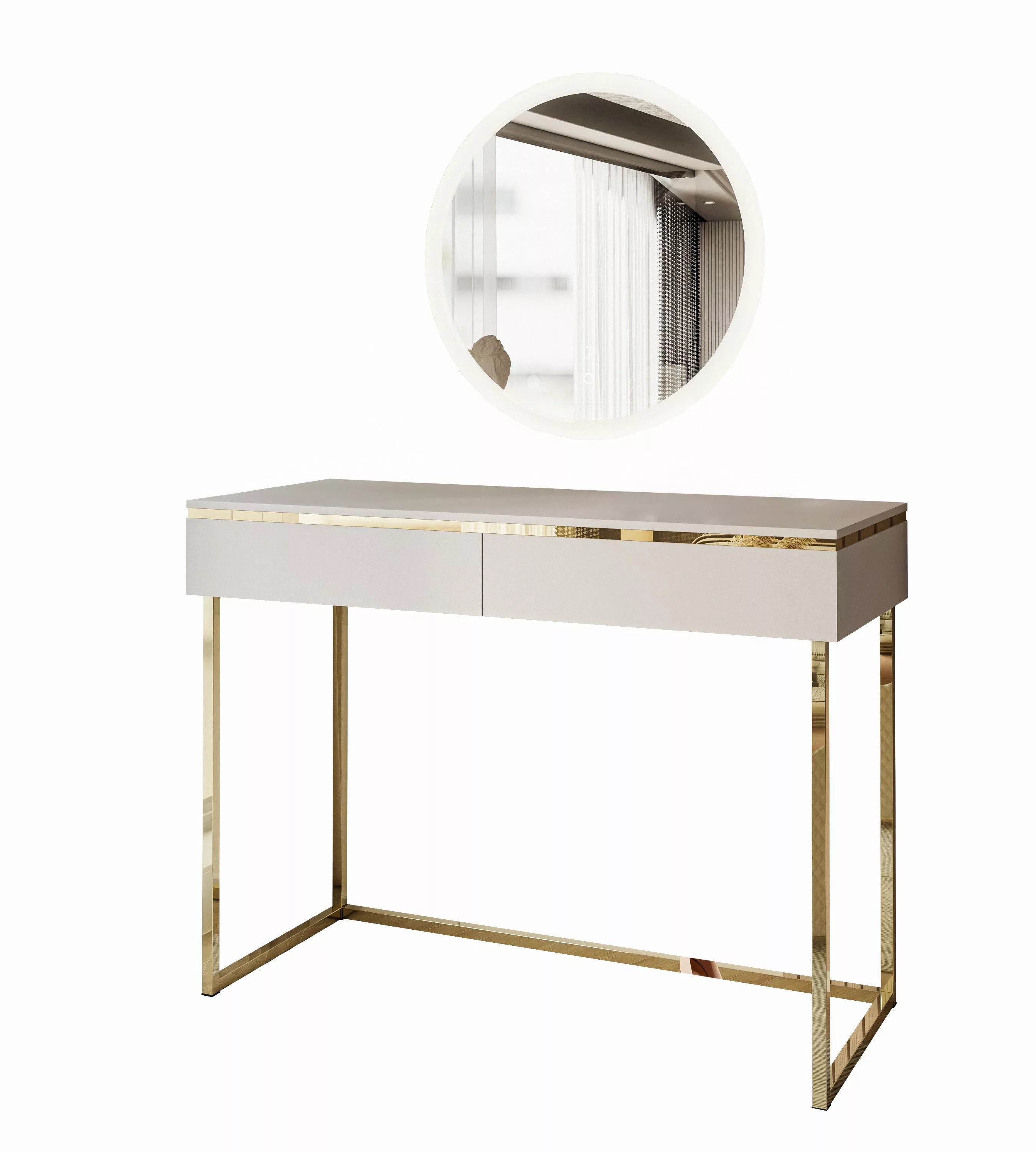 Lookway Schminktisch AURORA GOLD KASCHMIR auf günstig online kaufen