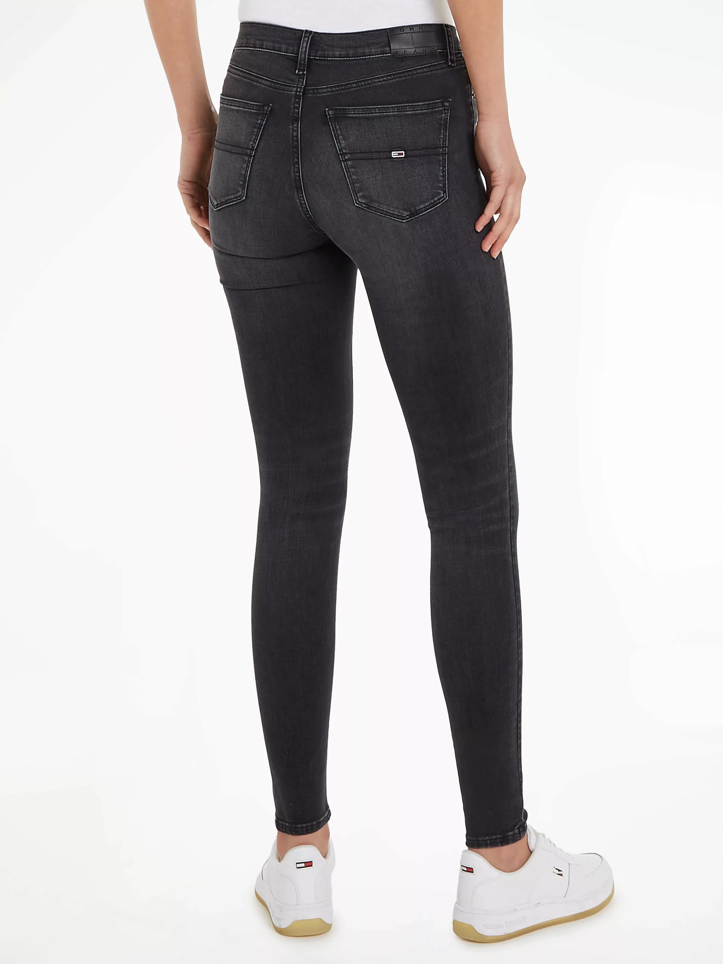 Tommy Jeans Bequeme Jeans "Nora", mit Ledermarkenlabel günstig online kaufen