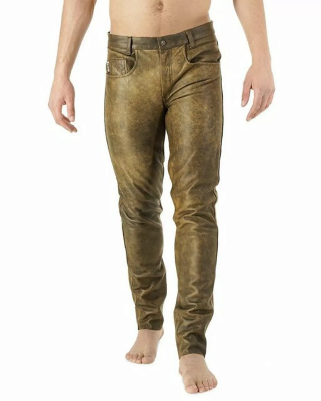 BOCKLE Lederhose Bockle® Bockle® NEW 411 ANTIK Leather Jeans Lederhose Lede günstig online kaufen