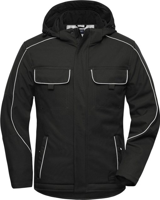 James & Nicholson Softshelljacke Workwear Softshell Padded Jacke -Solid- Fa günstig online kaufen